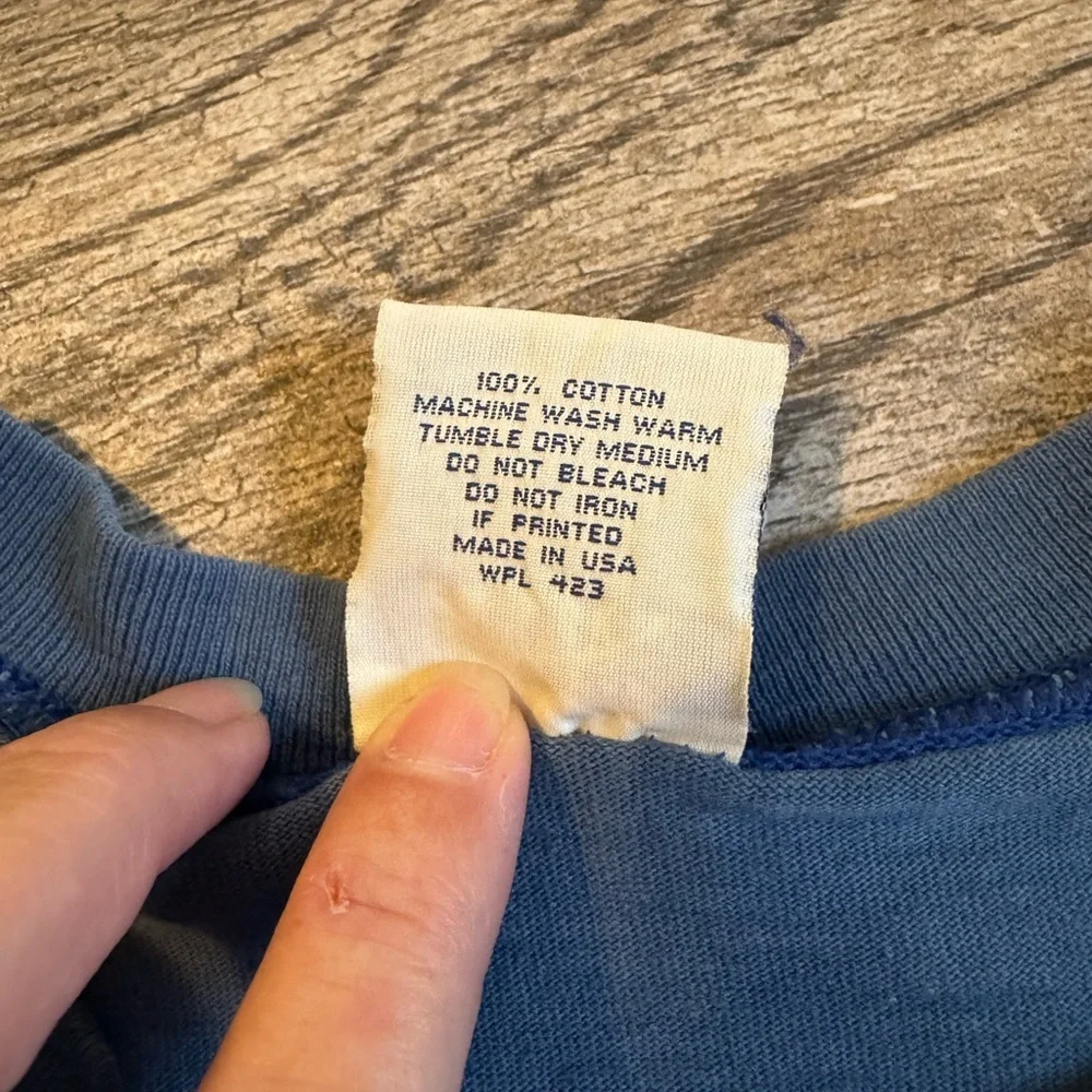 Vintage 1993 Levi's Strauss & Co blue Graphic Tee